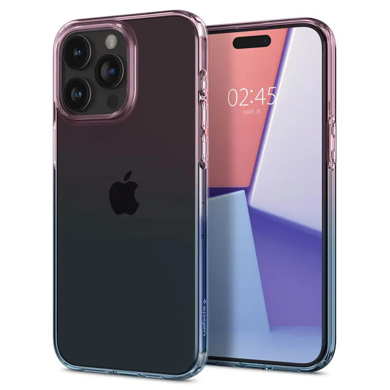 Spigen Liquid Crystal Glitter – dėklas iPhone 15 Pro (Gradation Pink)