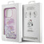 Hello Kitty Liquid Glitter 50TH Anniversary Party – dėklas Apple iPhone 16 Pro (violetinis)