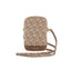 Guess Zip GCube Bottom Stripe – telefono krepšys (rudos spalvos)