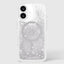 Case-Mate Waterfall MagSafe dėklas, skirtas iPhone 16 (sidabrinis)