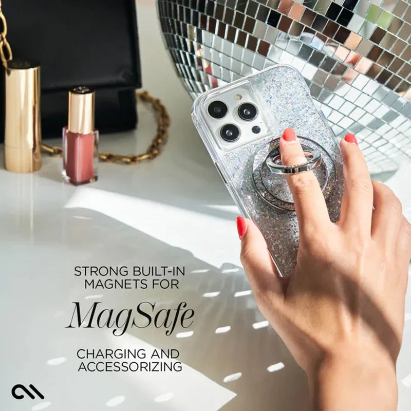 Case-Mate Twinkle MagSafe – „iPhone 15 Pro“ dėklas (Disco)