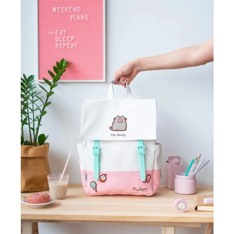 Pusheen – „Rose“ kolekcijos kuprinė (30 x 38 x 11 cm)