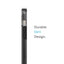 Speck Presidio Perfect-Clear su Impact Geometry – iPhone 15 Plus / 14 Plus dėklas su MICROBAN danga (skaidrus / juodas)