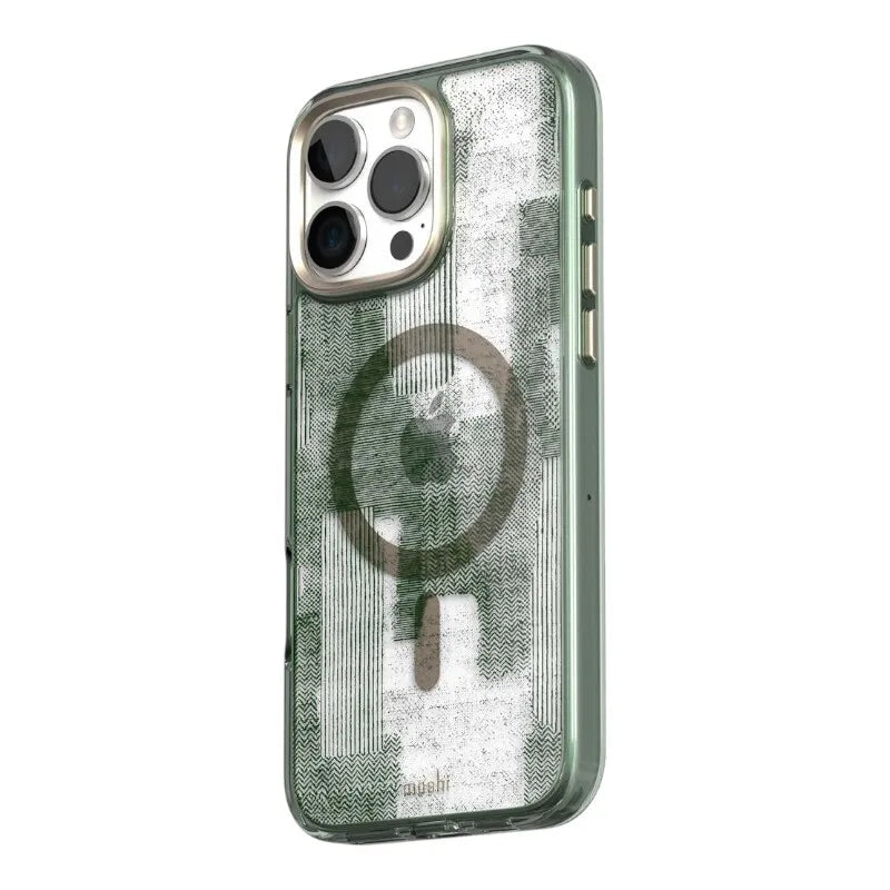 Moshi iGlaze MagSafe – dėklas iPhone 16 Pro (Sunlit Green)