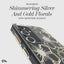 Case-Mate Floral Gems – dėklas Samsung Galaxy S24 (auksinis)