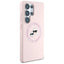 Karl Lagerfeld Silicone Double Heads And Circle MagSafe – dėklas Samsung Galaxy S25 Ultra (rožinis)