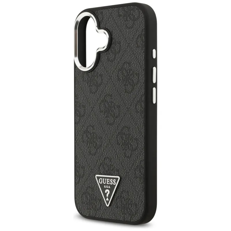 Guess 4G Triangle Logo MagSafe – dėklas iPhone 17 (juodas)