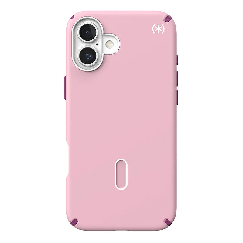 Speck Presidio2 Pro ClickLock & MagSafe – iPhone 16 Plus dėklas (Wednesday Pink / Boysenberry Purple / White)