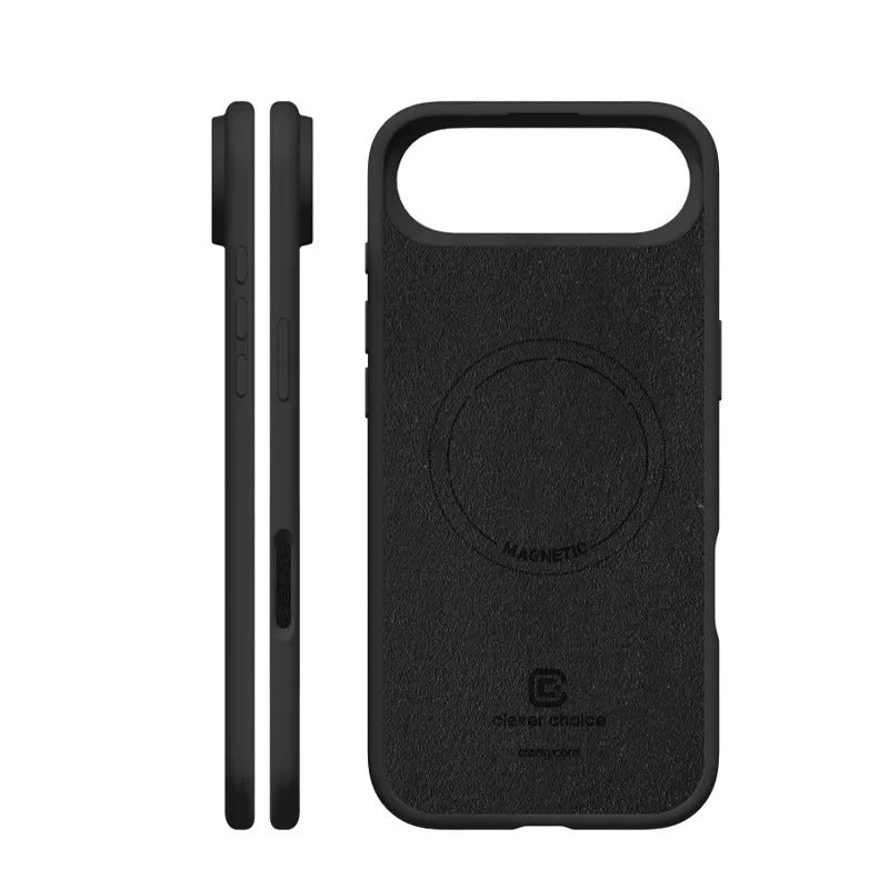 Crong Color Cover Magnetic - MagSafe iPhone Air dėklas (juodas)