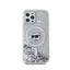 Karl Lagerfeld Liquid Glitter Choupette Head MagSafe – iPhone 12 / iPhone 12 Pro dėklas (skaidrus)