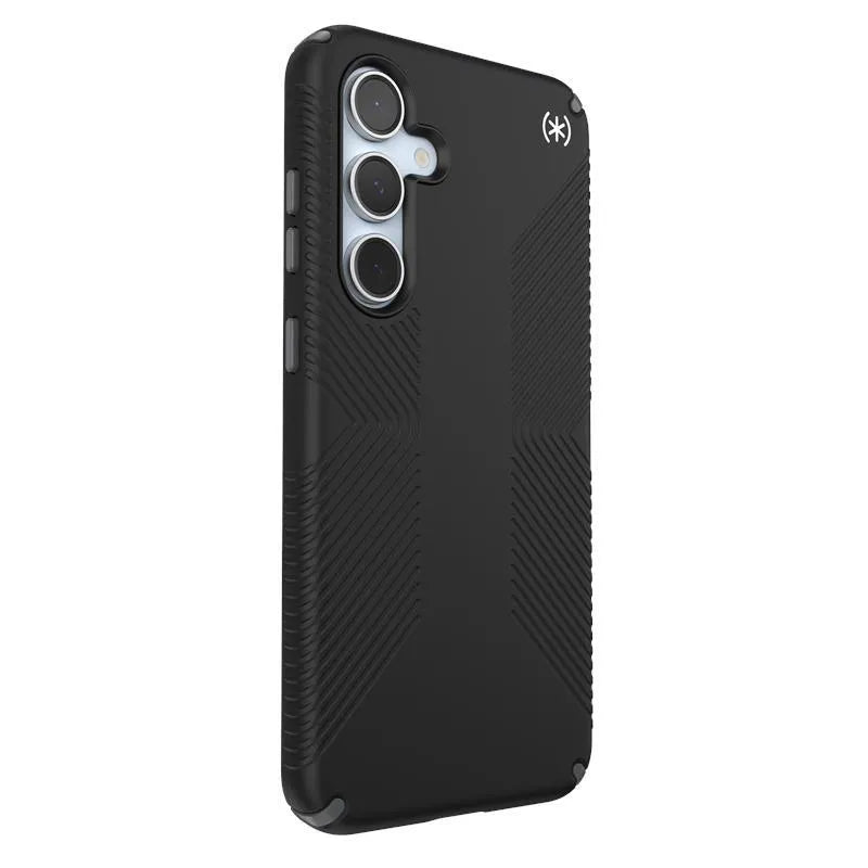 Speck Presidio2 Grip – dėklas Samsung Galaxy S24 FE (juodas/pilkas/baltas)