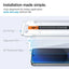 Spigen GLAS.TR EZ FIT 2-Pack – grūdintas stiklas, skirtas Samsung Galaxy A56 5G / S24 FE (2 vienetai)