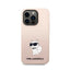 Karl Lagerfeld Silicone NFT Choupette - Dėklas iPhone 14 Pro Max (Rožinis)
