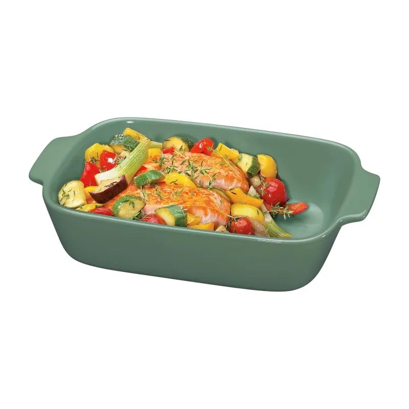 Küchenprofi Porto – Keraminis kepimo indas 30×19×6,5 cm (žalias)