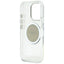„Guess IML Metal Colored Circle Classic Logo MagSafe“ – dėklas, skirtas „iPhone 16 Pro Max“ (pilkas)