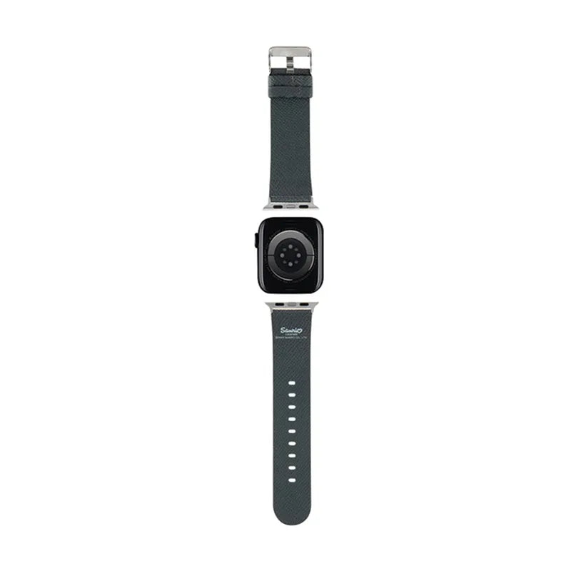 Hello Kitty dirželis Kitty Head – dirželis Apple Watch 38/40/41 mm (juodas)