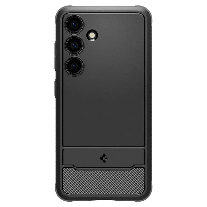 Spigen Rugged Armor – dėklas Samsung Galaxy S24 (matinė juoda)