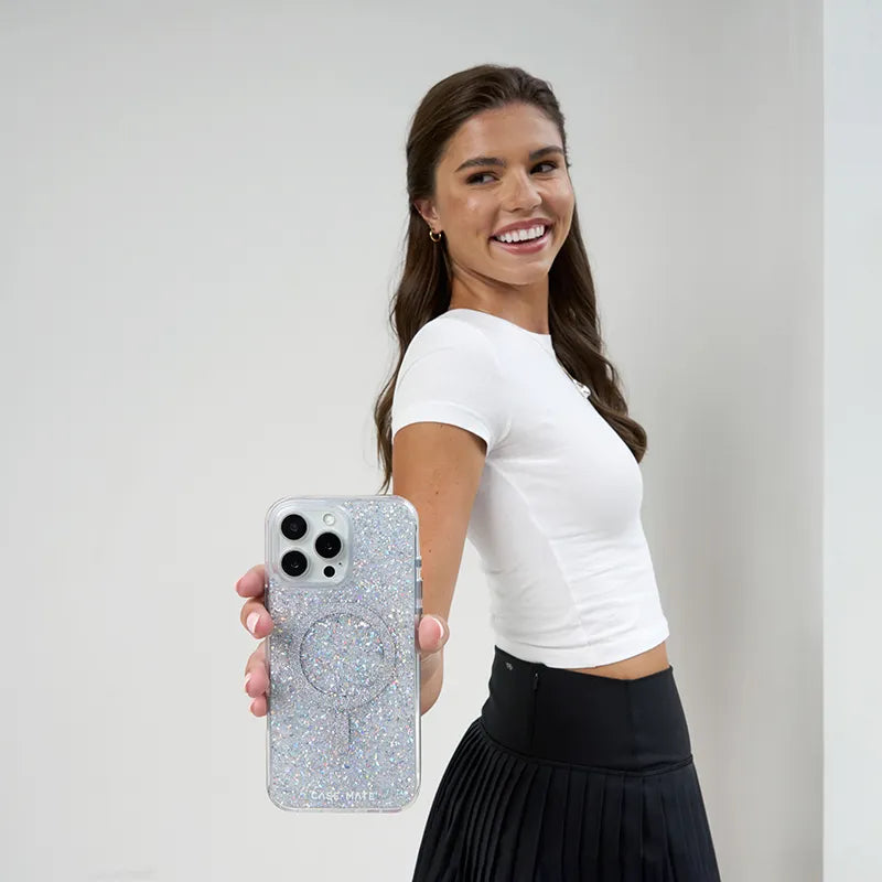 Case-Mate Twinkle MagSafe – dėklas, skirtas iPhone 16 Pro (Disco)