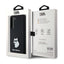 Karl Lagerfeld Silicone Choupette Metal Pin – dėklas Samsung Galaxy S24 (juodas)