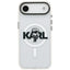 Karl Lagerfeld IML Karl Sketch Logo MagSafe - Dėklas iPhone Air (skaidrus)