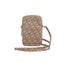 Guess Zip GCube Bottom Stripe – telefono krepšys (rudos spalvos)