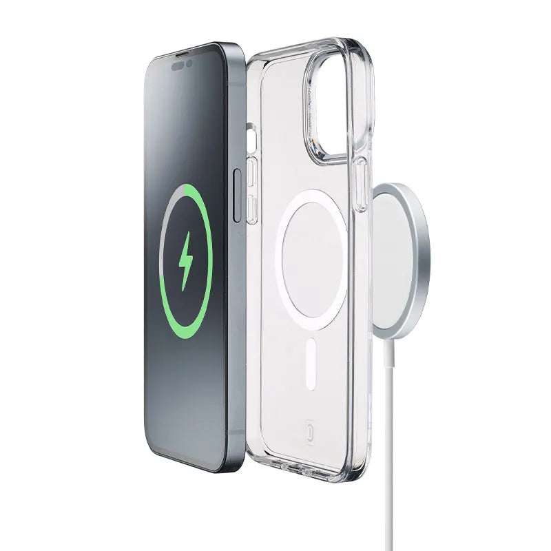 Cellularline Gloss Mag – iPhone 15 Pro MagSafe dėklas (skaidrus)