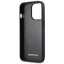 AMG Leather Hot Stamped – dėklas iPhone 14 Pro Max (juodas)