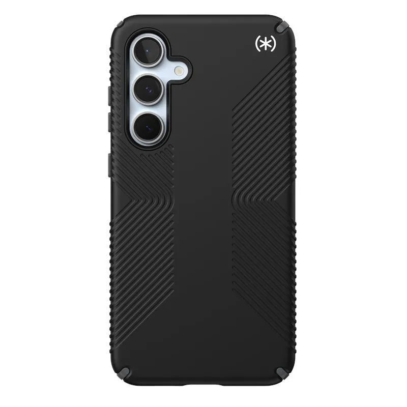 Speck Presidio2 Grip – dėklas Samsung Galaxy S24 FE (juodas/pilkas/baltas)
