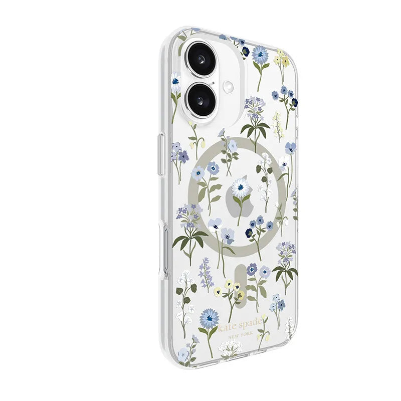 Kate Spade New York apsauginis MagSafe dėklas iPhone 16 (Precious Bloom)