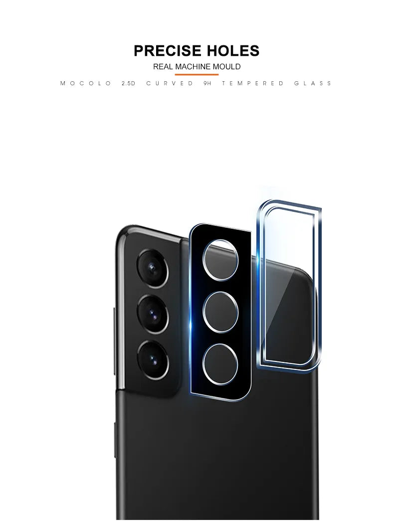 Mocolo Silk fotoaparato lęšio stiklas – apsauginis stiklas Samsung Galaxy S22 / S22+ kameros lęšiui