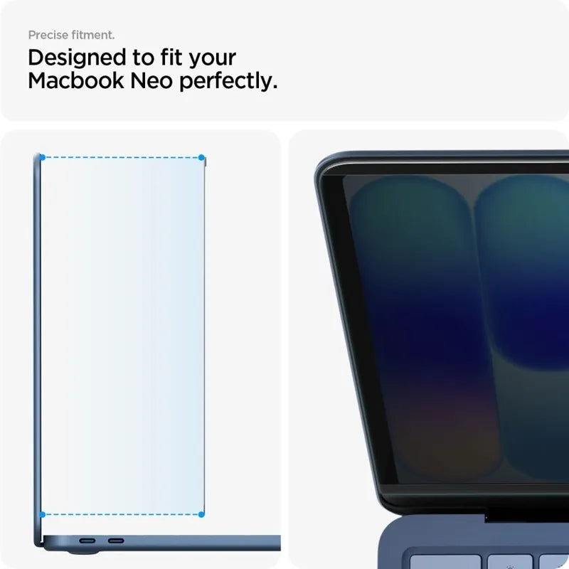 Spigen SafeView - Privatumo plėvelė skirta MacBook Neo