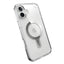 Speck Presidio Perfect-Clear ClickLock & MagSafe – iPhone 16 Plus dėklas (skaidrus / chromuota apdaila / Serene Silver)