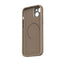 Moshi Napa MagSafe – odinis dėklas iPhone 15 Plus (Woodsmoke Brown)