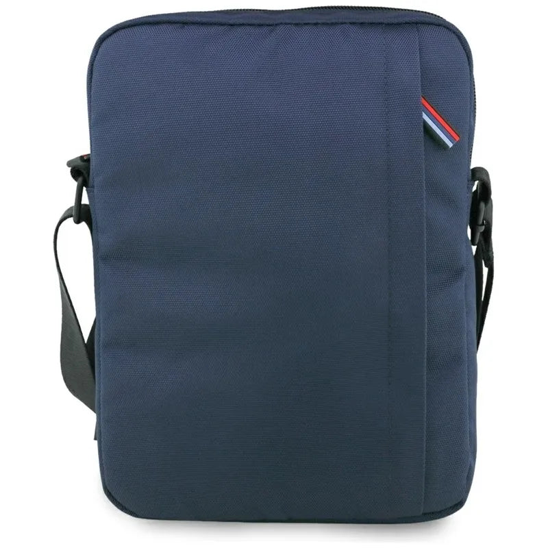 BMW Nylon Pockets & Metal Logo - 10" planšetinių kompiuterių krepšys (tamsiai mėlynas)
