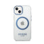 Guess Metal Outline MagSafe – dėklas iPhone 14 Plus (skaidrus)