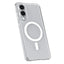 Spigen Ultra Hybrid Mag MagSafe – Dėklas skirtas Samsung Galaxy S25 Edge (Skaidrus / Baltas)