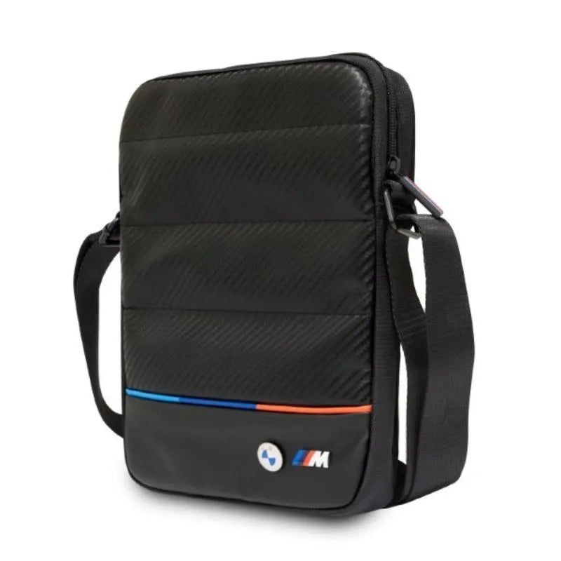 BMW Carbon&Nylon Tricolor – Planšetės krepšys 10" (Juodas)