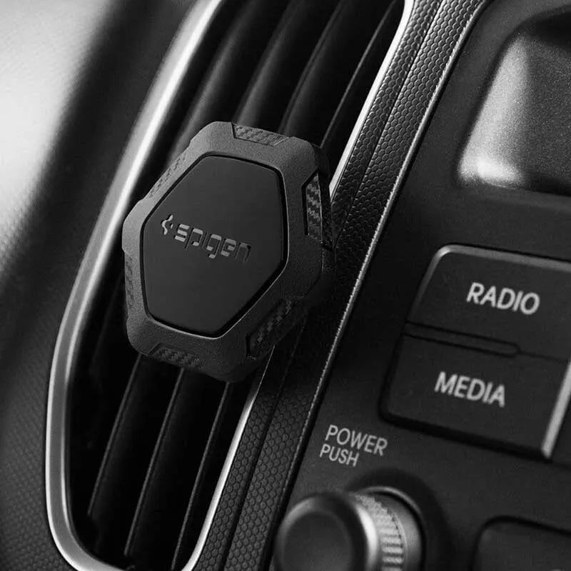 Spigen magnetinis automobilinis laikiklis QS11 - Automobilinis laikiklis (juodas)