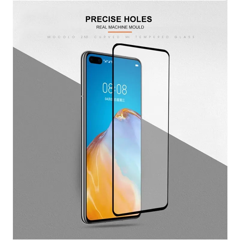 Mocolo 2.5D Full Glue apsauginis stiklas Huawei P40 telefonui