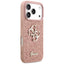 Guess Fixed Glitter Big 4G - Dėklas iPhone 17 Pro (rožinis)