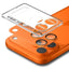 Spigen Optik Pro XL Glas.TR EZ Fit – apsauginis stiklas iPhone 17 Pro Max kamerai (oranžinis)