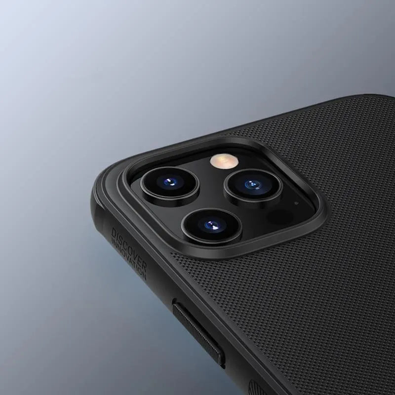 Nillkin Super Frosted Shield Pro – dėklas Apple iPhone 12 Pro Max (raudonas)