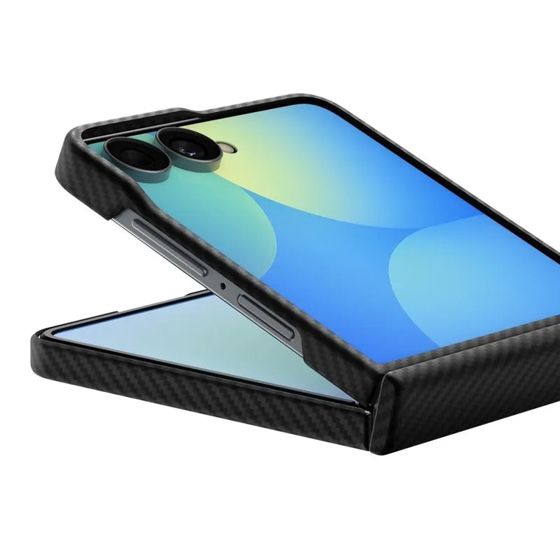 Spigen AirSkin Aramid MagSafe – dėklas Samsung Galaxy Z Flip 8 (juodas)