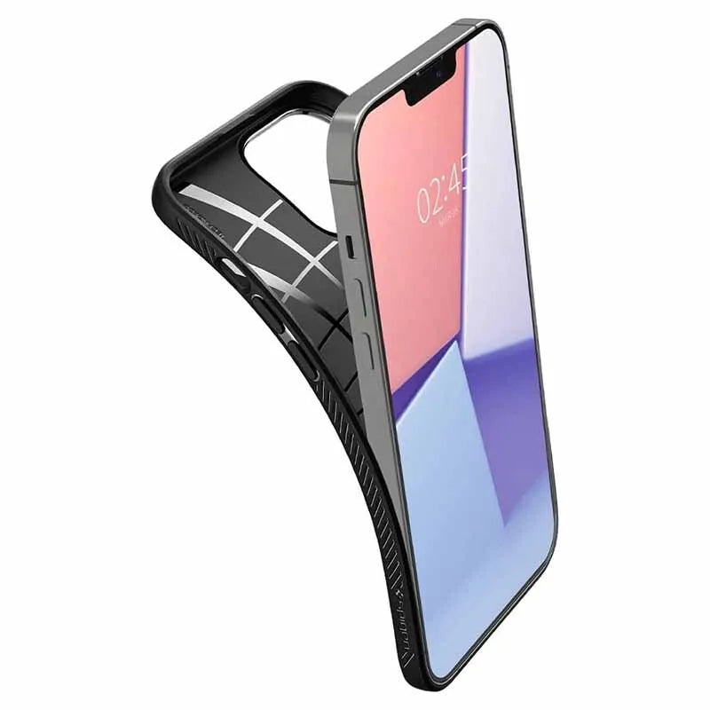 Spigen Liquid Air – Dėklas, skirtas iPhone 13 Pro (Juodas)