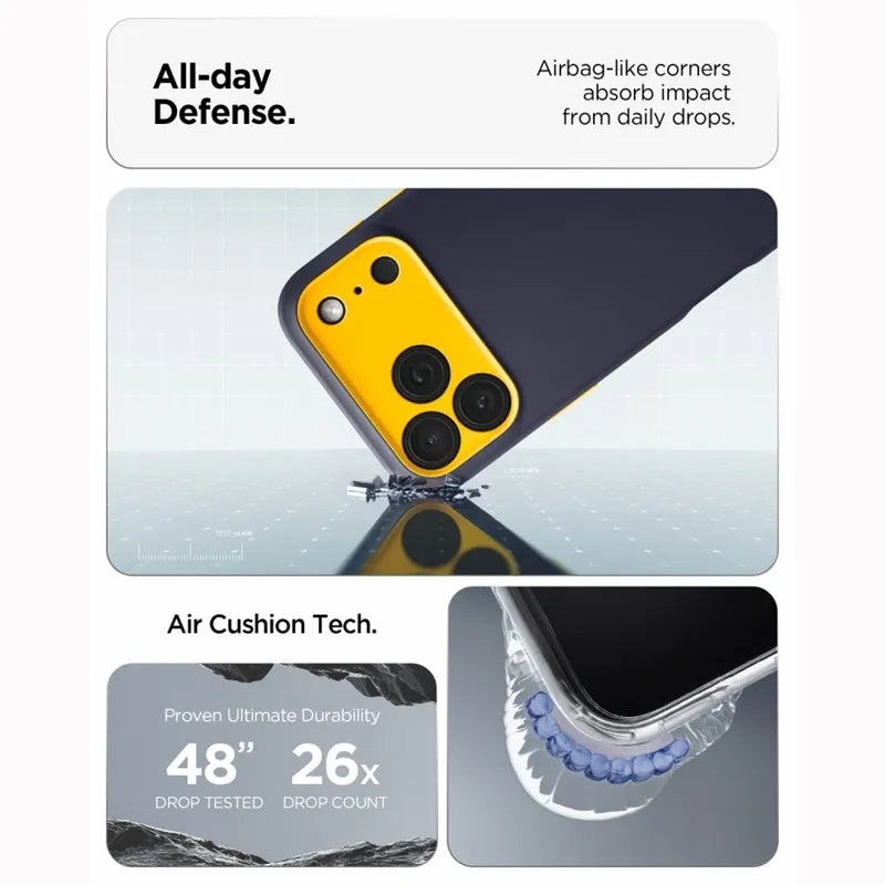 Spigen Nano Pop Mag MagSafe – dėklas, skirtas iPhone 18 Pro Max / 17 Pro Max (Blueberry Navy)
