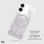 Case-Mate Waterfall MagSafe dėklas, skirtas iPhone 16 (sidabrinis)