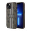 Guess 4G Printed Stripes MagSafe – Dėklas, skirtas iPhone 14 Plus (rudas)
