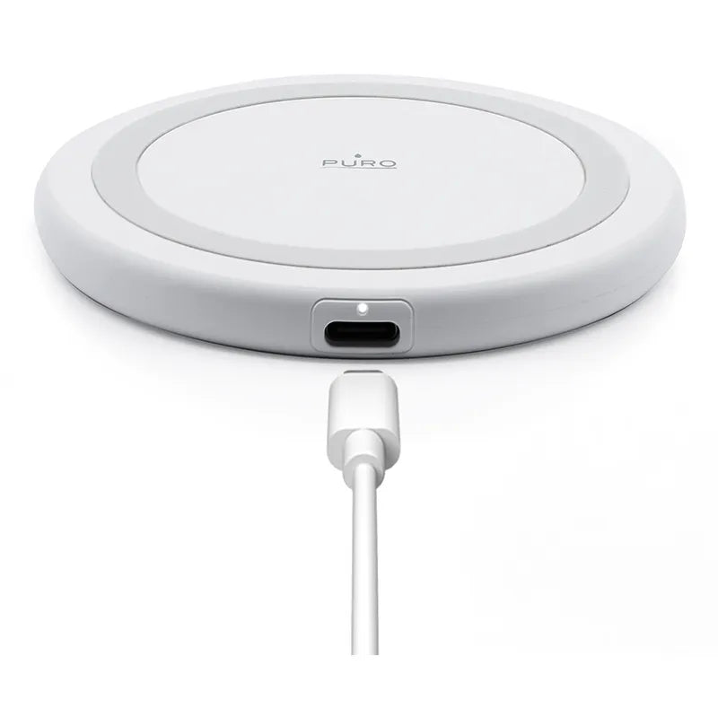 PURO Wireless Charging Station QI – belaidis Qi indukcinis įkroviklis (baltas)