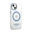 Guess Metal Outline MagSafe – dėklas iPhone 14 Plus (skaidrus)