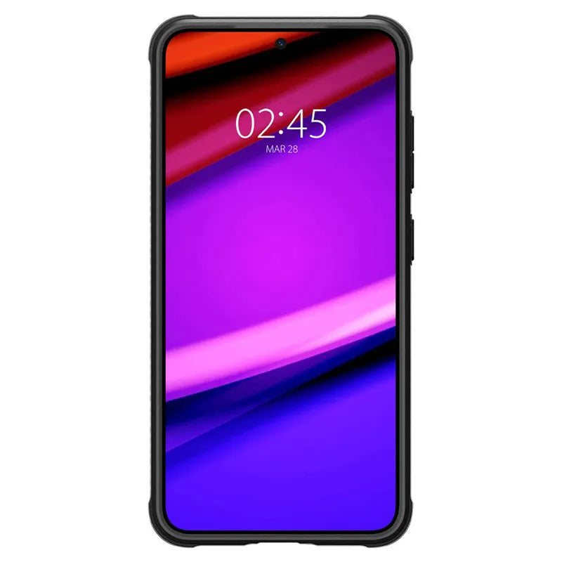 Spigen Rugged Armor – dėklas Samsung Galaxy S24 (matinė juoda)